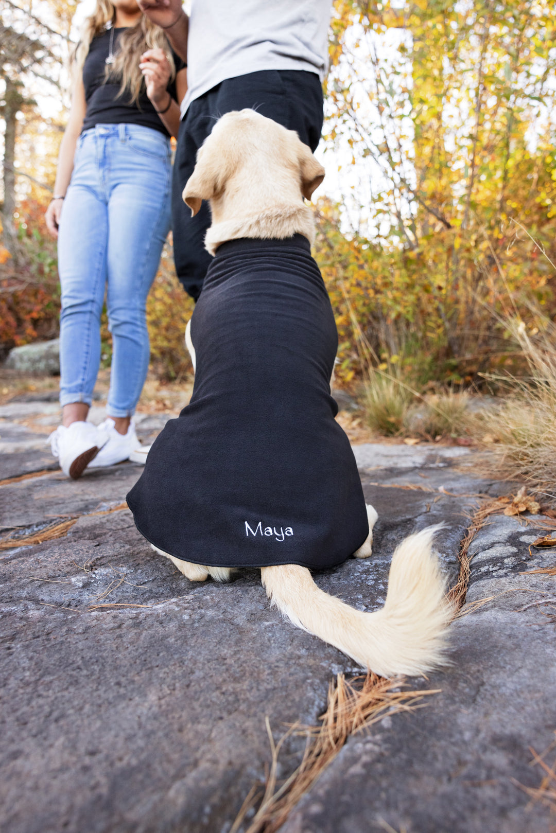 Embroidered Stretch Fleece