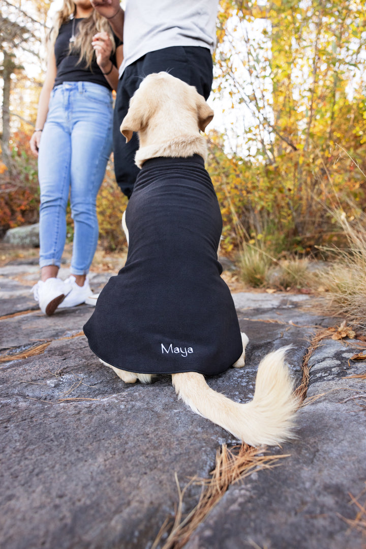 Embroidered Stretch Fleece