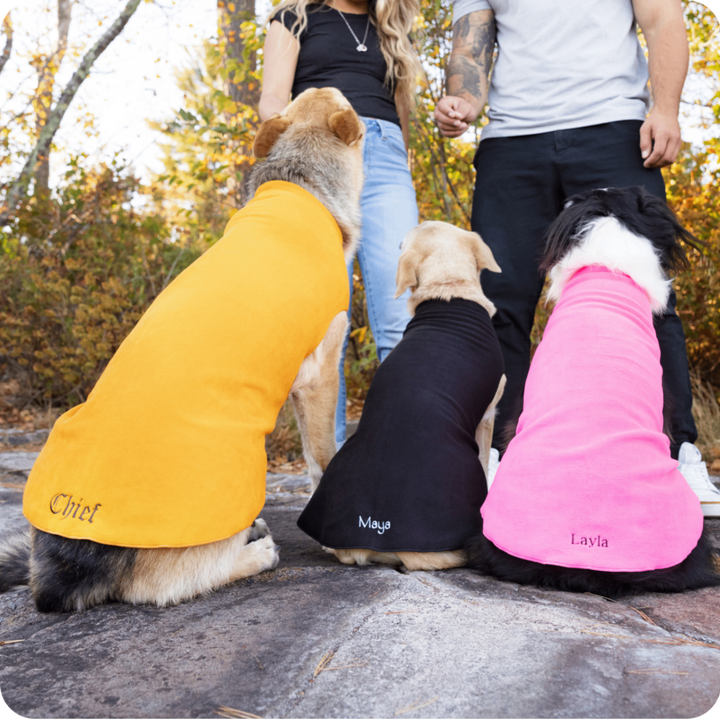 Embroidered Stretch Fleece