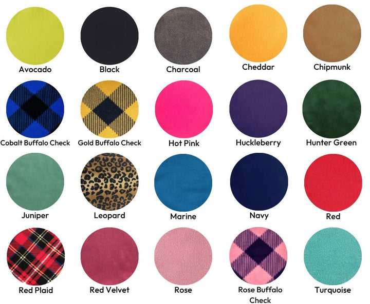 Embroidered Stretch Fleece