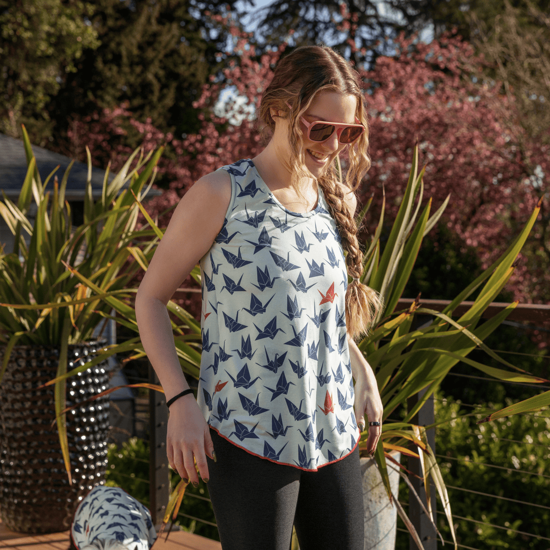 Limited Edition Tank Top - Paper Cranes