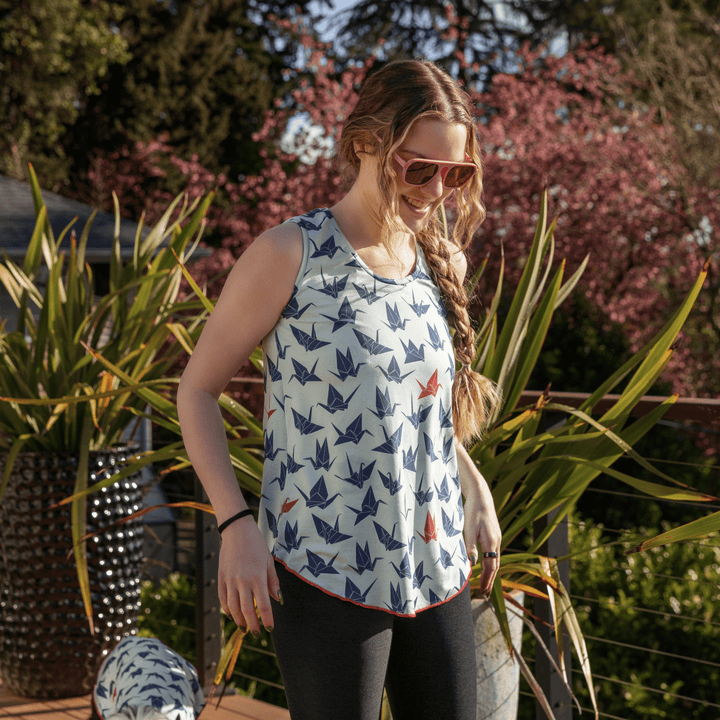 Limited Edition Tank Top - Paper Cranes